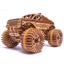 3D dřevěné mechanické puzzle