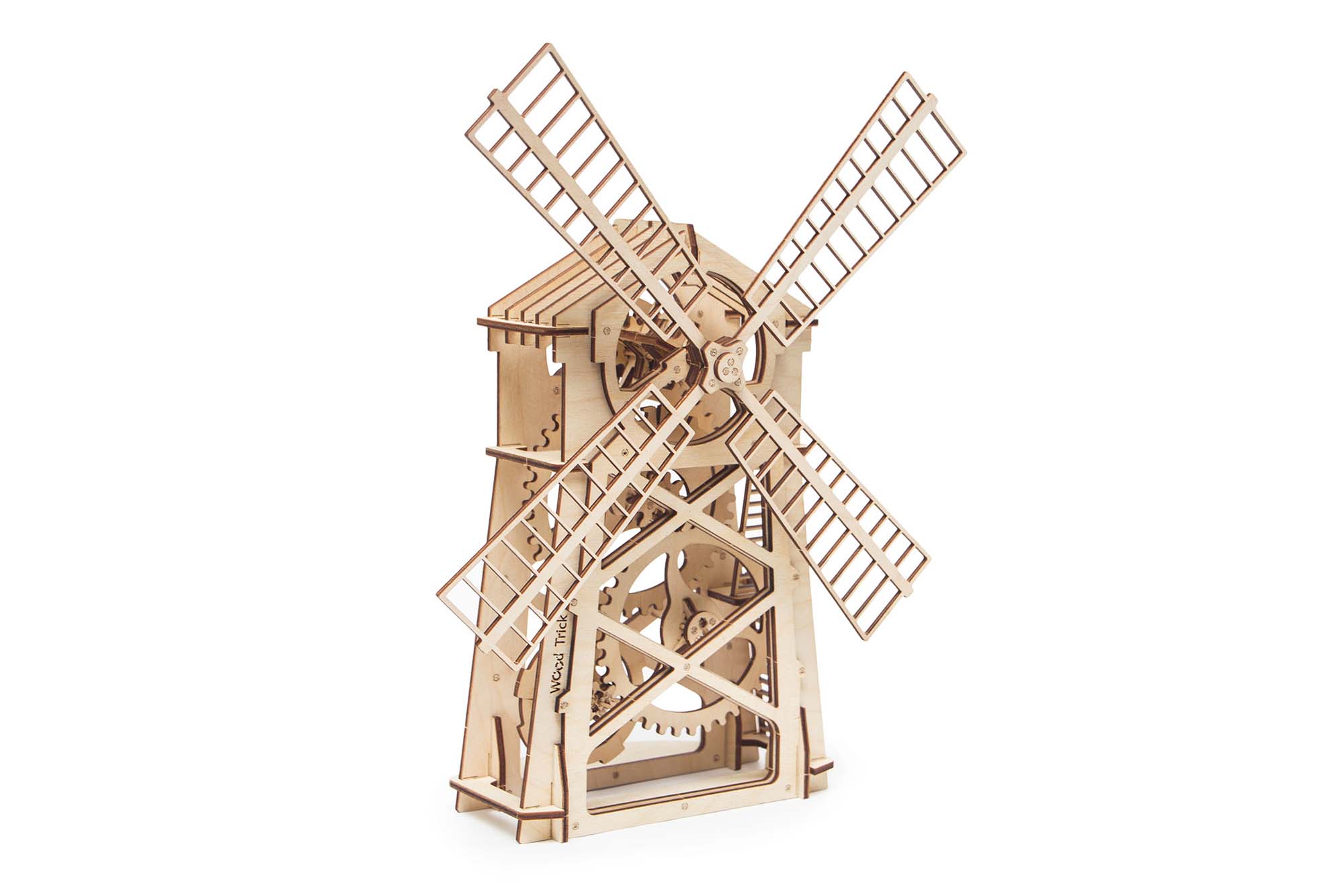 Wood Trick "Mlýn" - 3D dřevěné mechanické puzzle