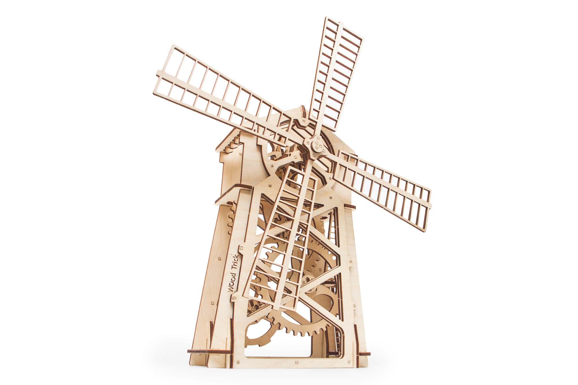 Wood Trick "Mlýn" - 3D dřevěné mechanické puzzle