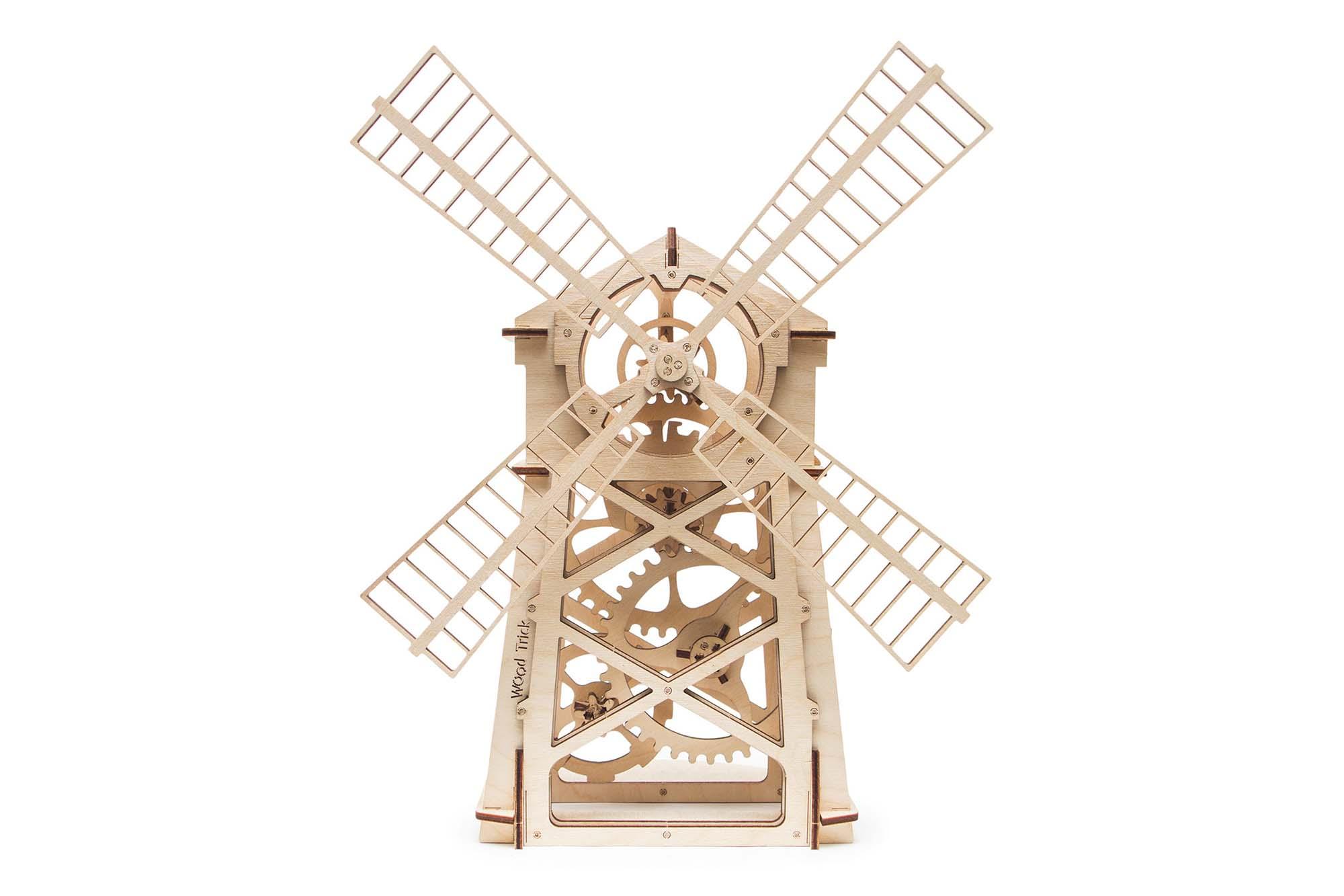 Wood Trick "Mlýn" - 3D dřevěné mechanické puzzle