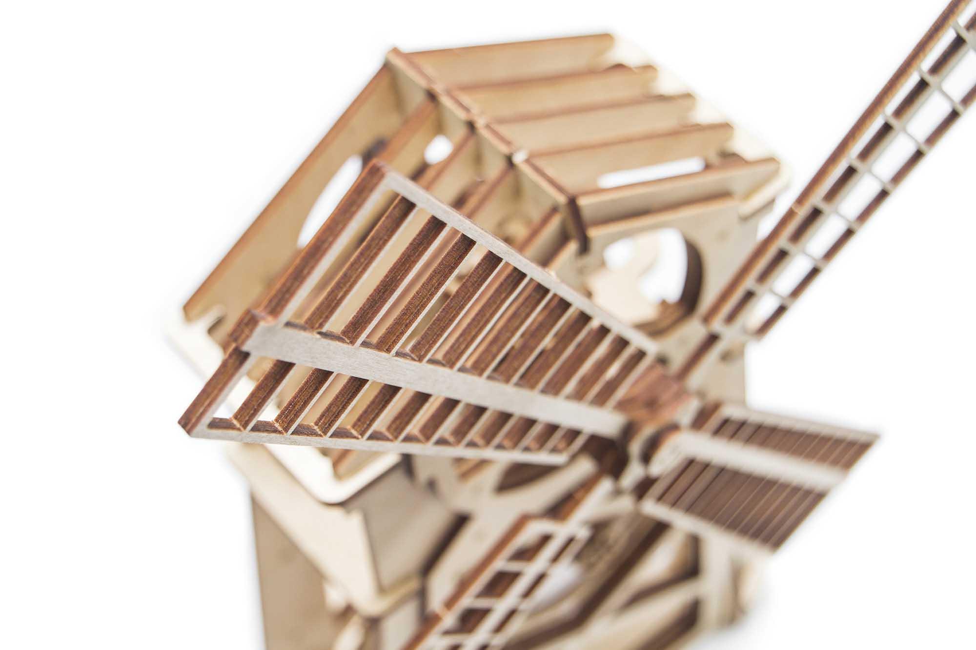 Wood Trick "Mlýn" - 3D dřevěné mechanické puzzle