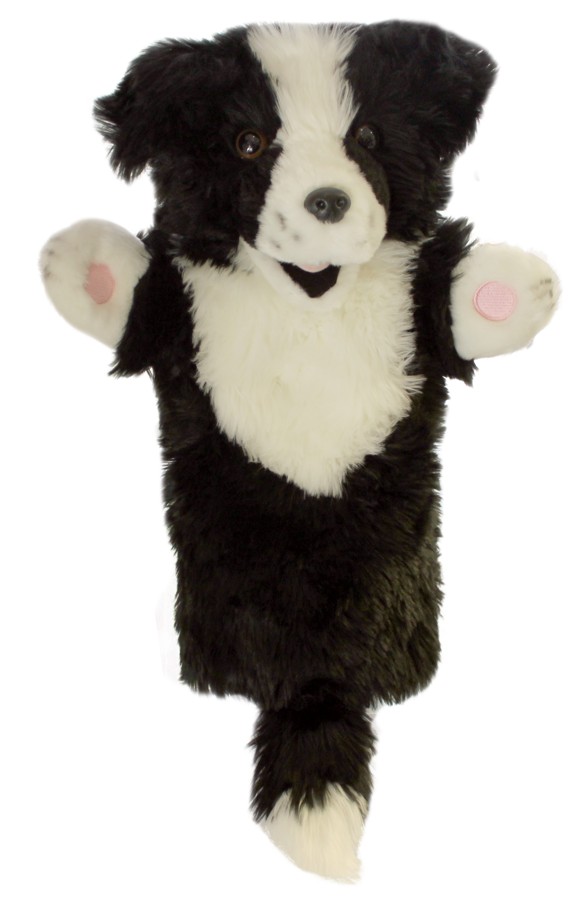 Maňásek na ruku - hravá štěňata - Border collie