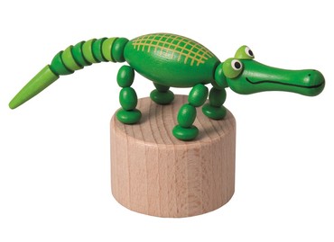 DETOA mačkací figurka krokodýl