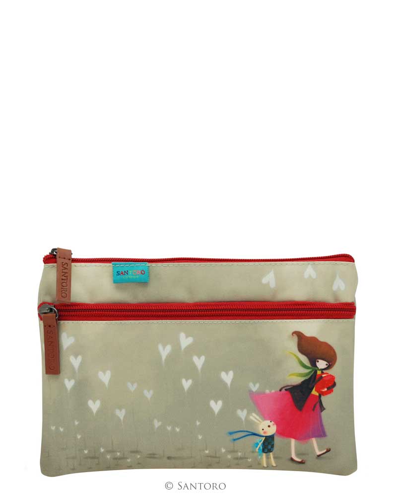 Penál se 2 zipy -  Gift of Friendship - od firmy SANTORO Kori Kumi