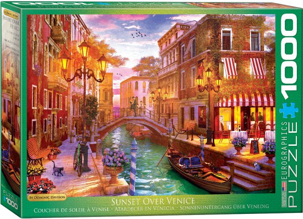 Puzzle EuroGraphics Západ slunce nad Benátkami