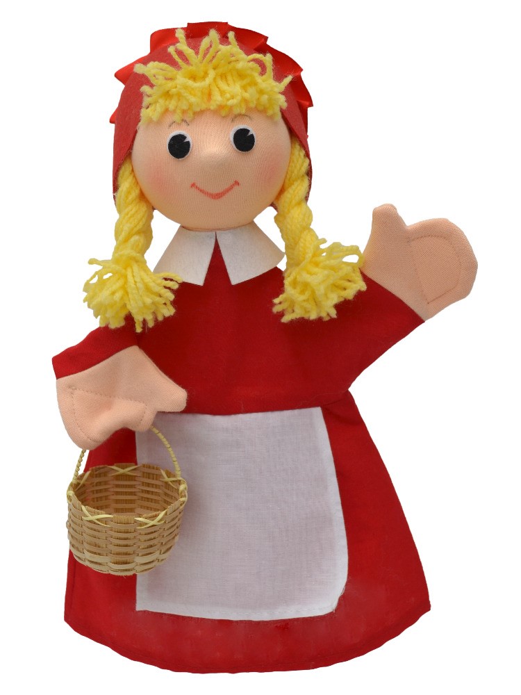 Maňásek na ruku - Karkulka s copy - 1