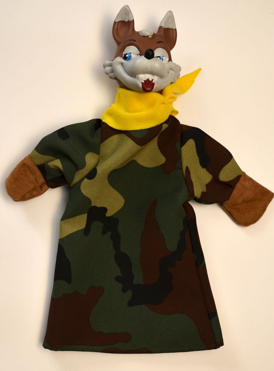 Maňásek na ruku - vlk