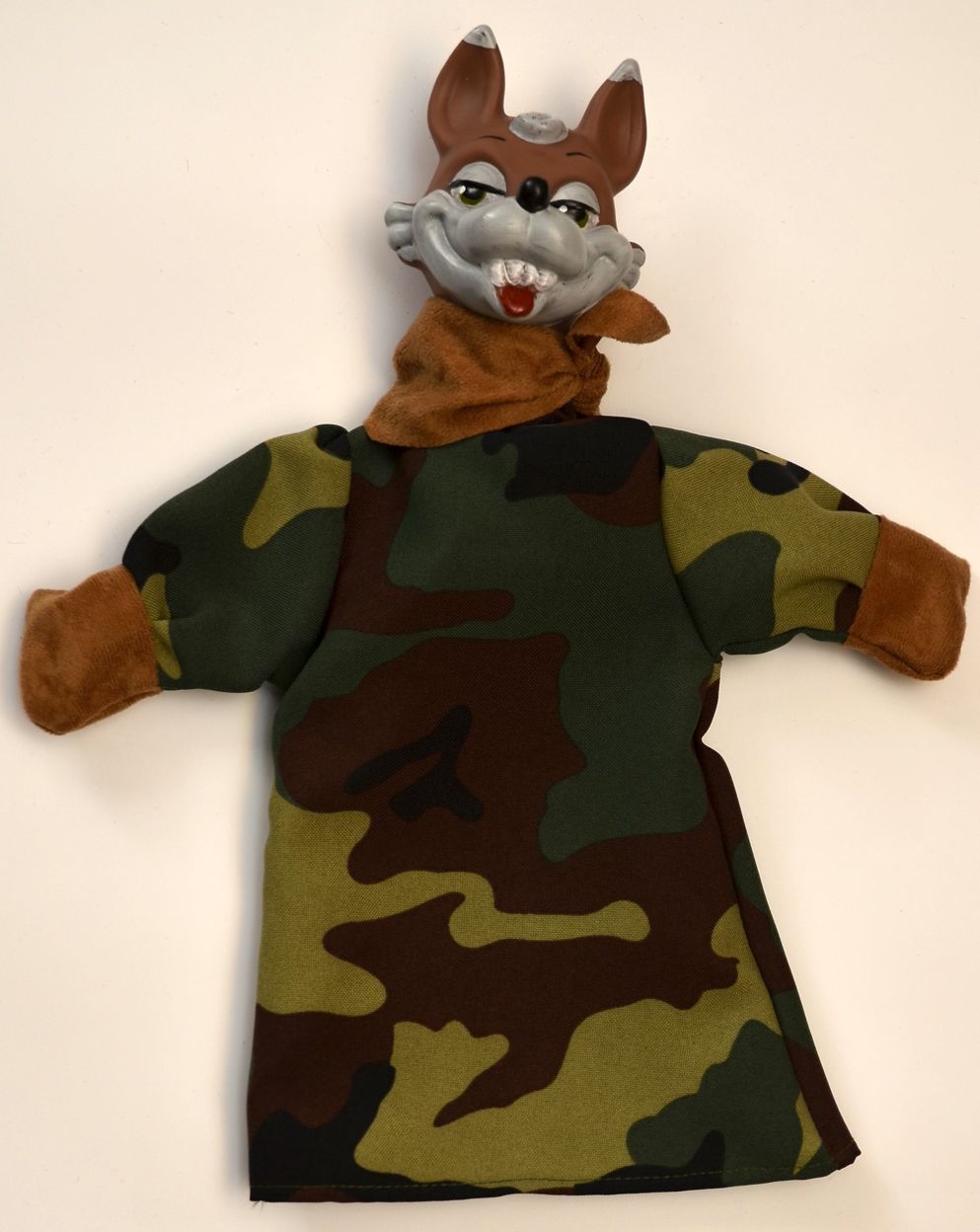 Maňásek na ruku - vlk