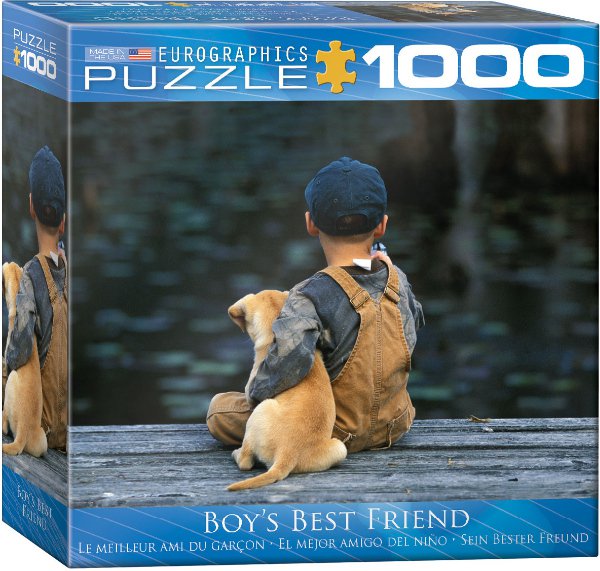 Puzzle EuroGraphics Chlapcův nejlepší přítel 1000