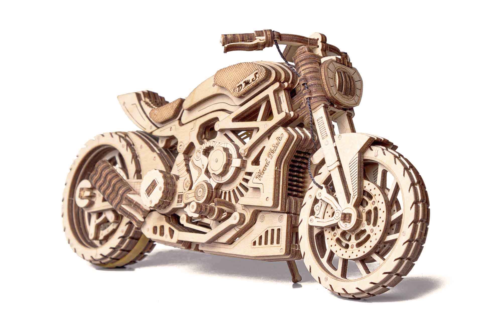 Wood Trick  "Motocykl" - 3D dřevěné mechanické puzzle 