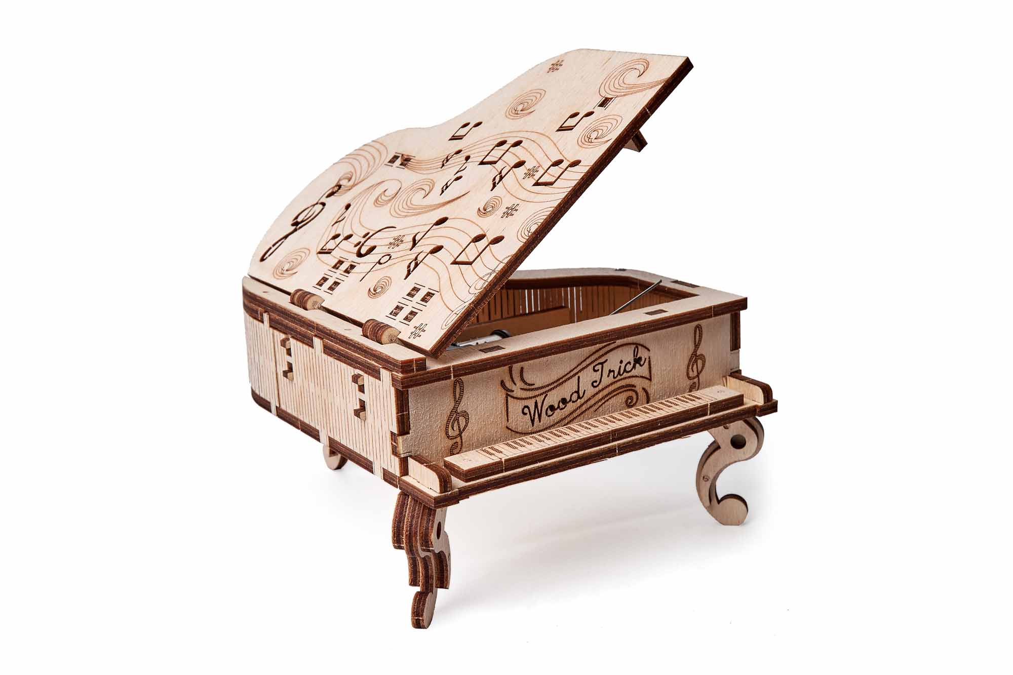 Wood Trick  "Grand Piano" - 3D dřevěné mechanické puzzle 