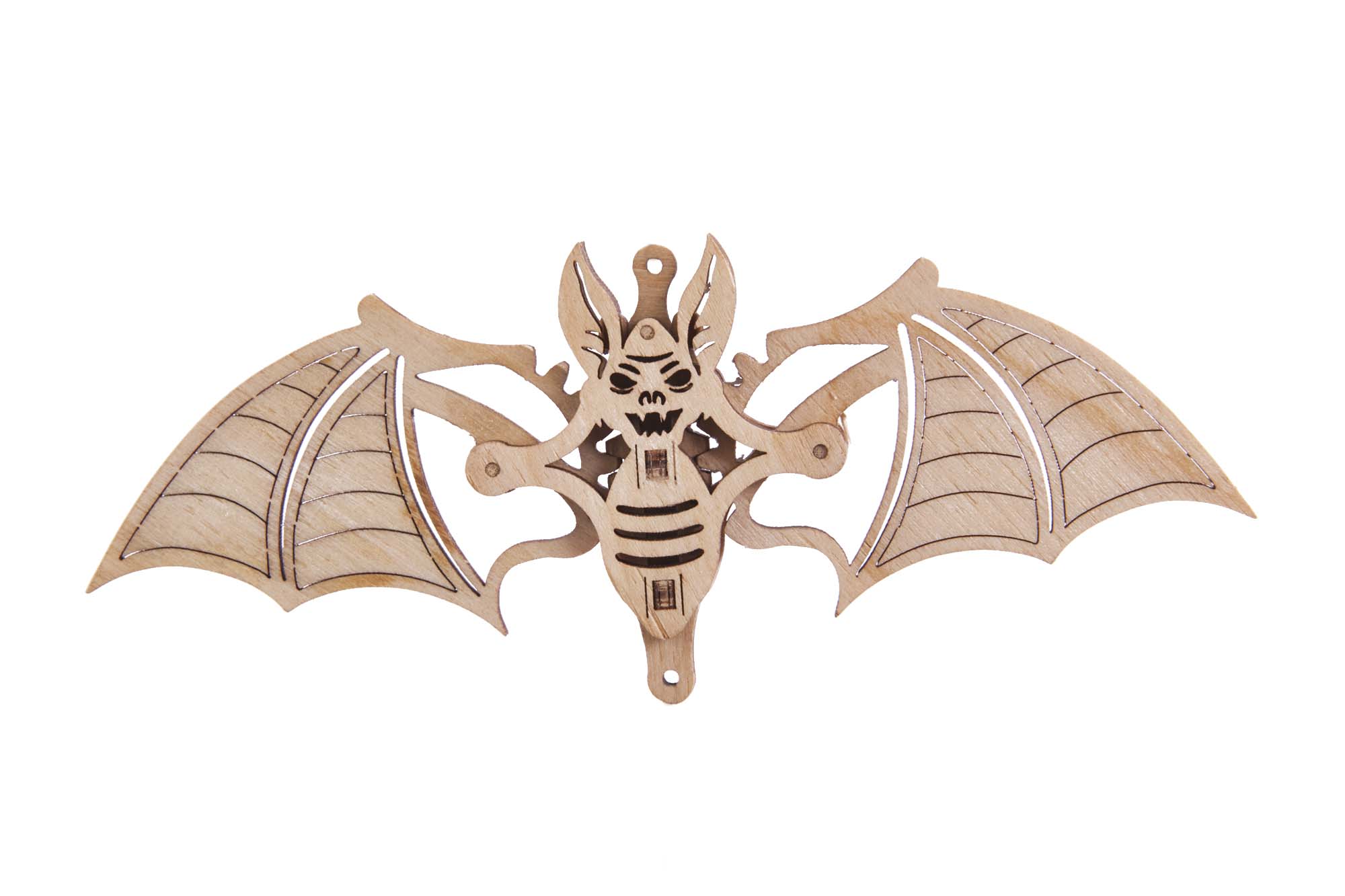 Wood Trick  "Netopýr" - "Woodik Bat" - 3D dřevěné mechanické puzzle 