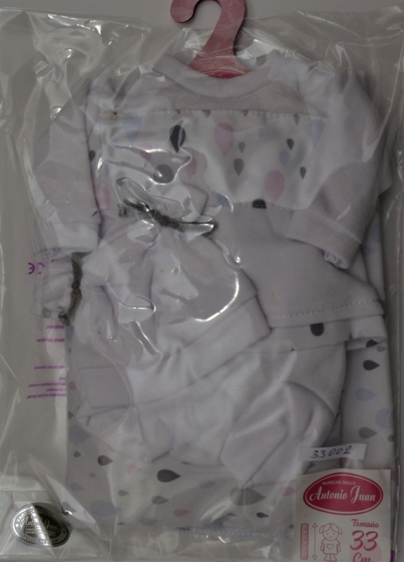 Obleček na miminko 33 cm - 002