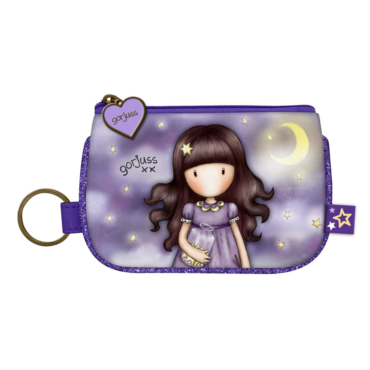 Peněženka i klíčenka "Catch a Falling Star" od firmy SANTORO London z kolekce Gorjuss Sparkle &Bloom