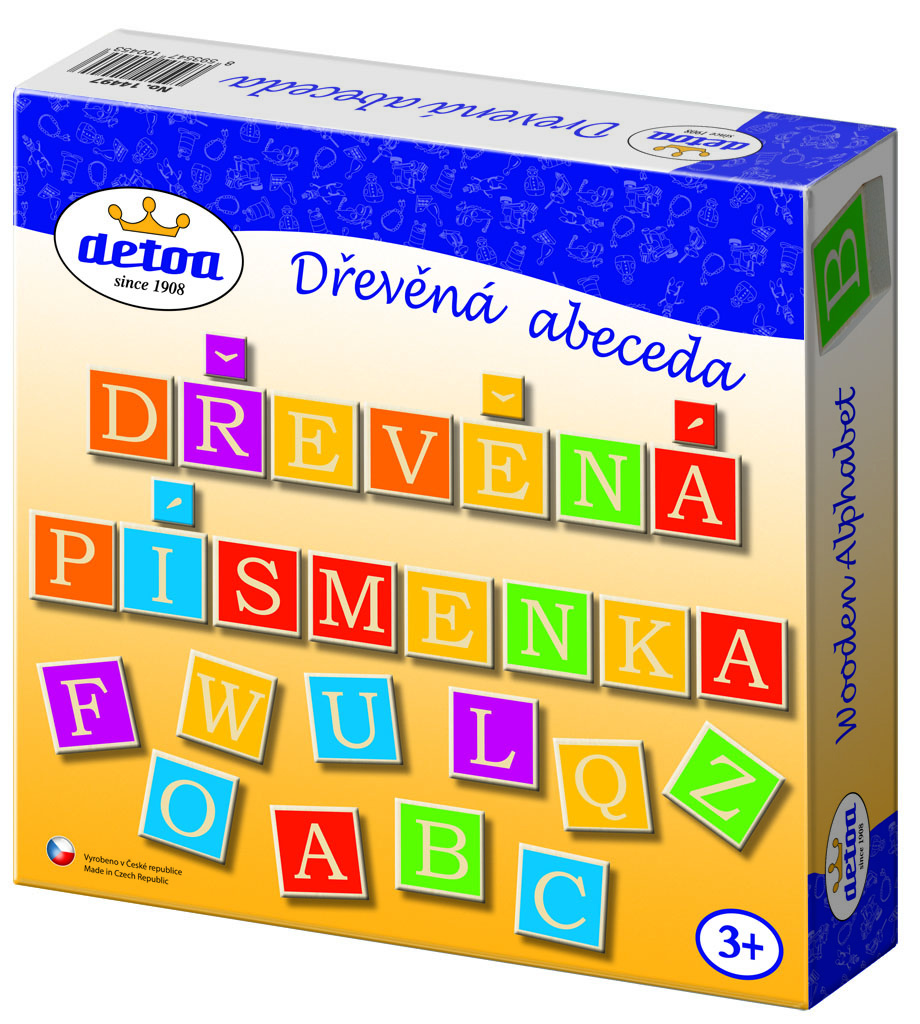 DETOA - dřevěná abeceda