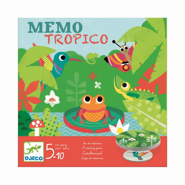 Paměťová hra z tropického lesa - MEMO TROPICO
