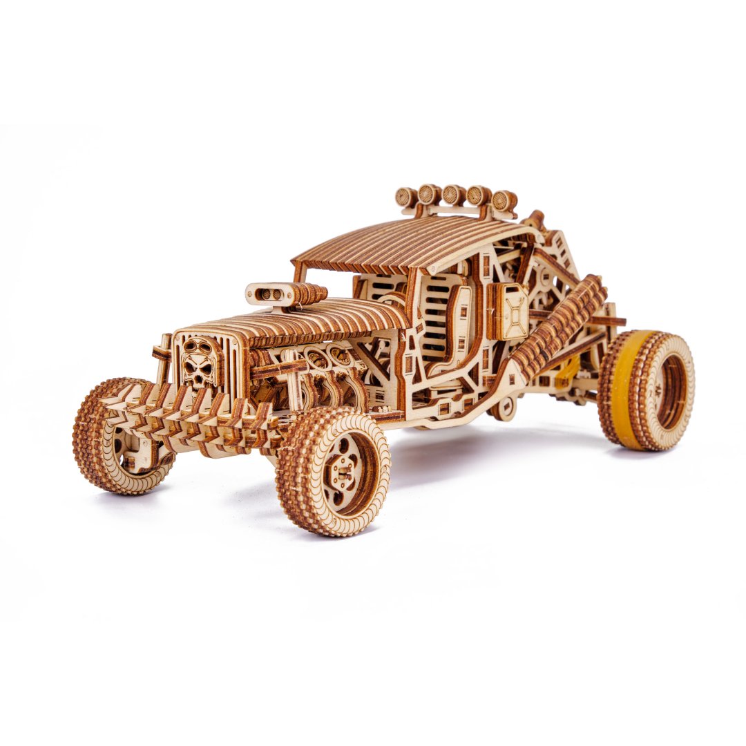 Wood Trick  "Bláznivá bugatka" - 3D dřevěné mechanické puzzle 