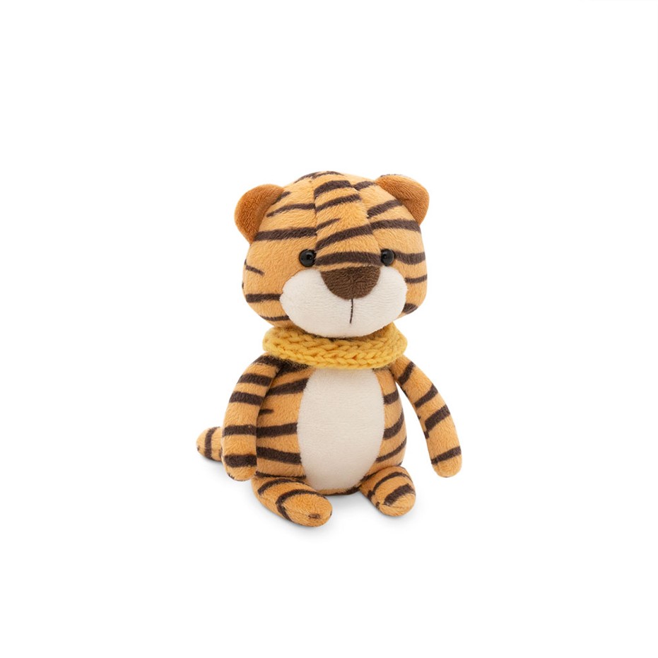 Tygřík Chip se žlutou šálou  od firmy ORANGE TOYS - 15 cm