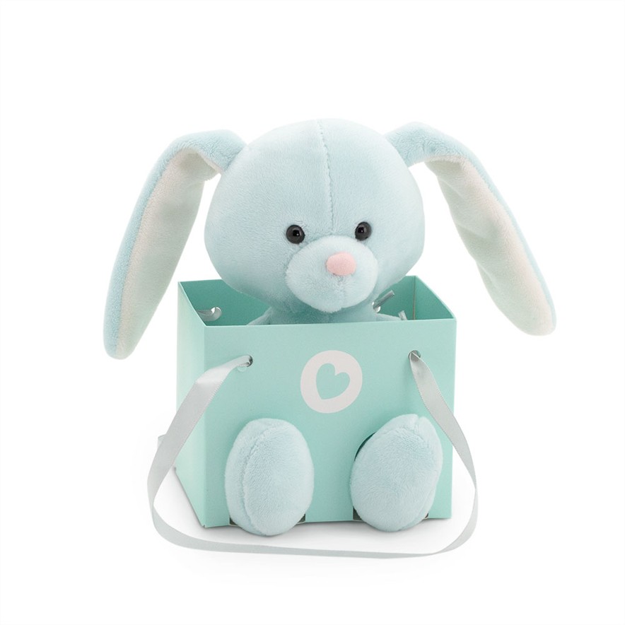 Překvapení v taštičce - modrý zajíček od firmy ORANGE TOYS 15 cm