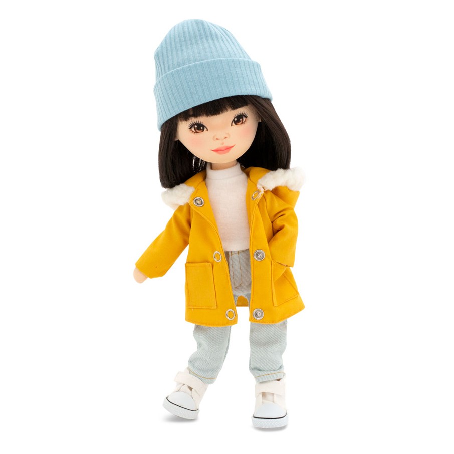 Panenka Lilu v hořčicové bundě od firmy ORANGE TOYS