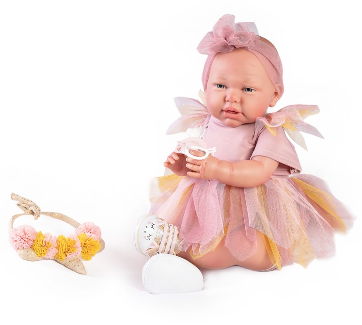 Miminko - Můj první reborn Daniela jako víla, s čelenkou pro holčičky od Antonio Juan