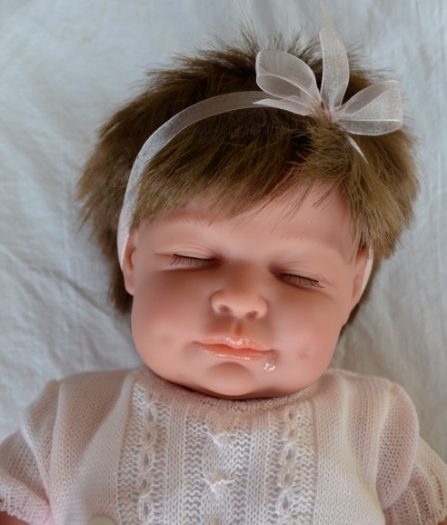 Reborn miminko - spící holčička Slavěna  od firmy Marina & Pau