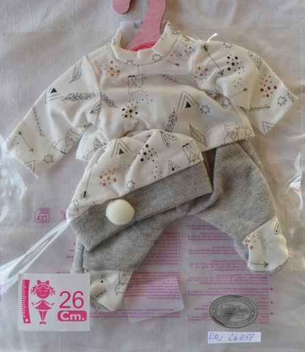 Obleček na miminko 26 cm - 058