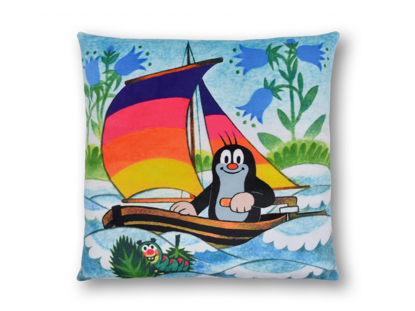 Polštářek - Krteček na loďce od firmy MÚ Brno