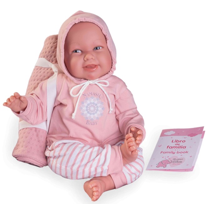 Miminko - Můj první reborn Martina s podložkou na jógu od firmy  Antonio Juan ze Španělska