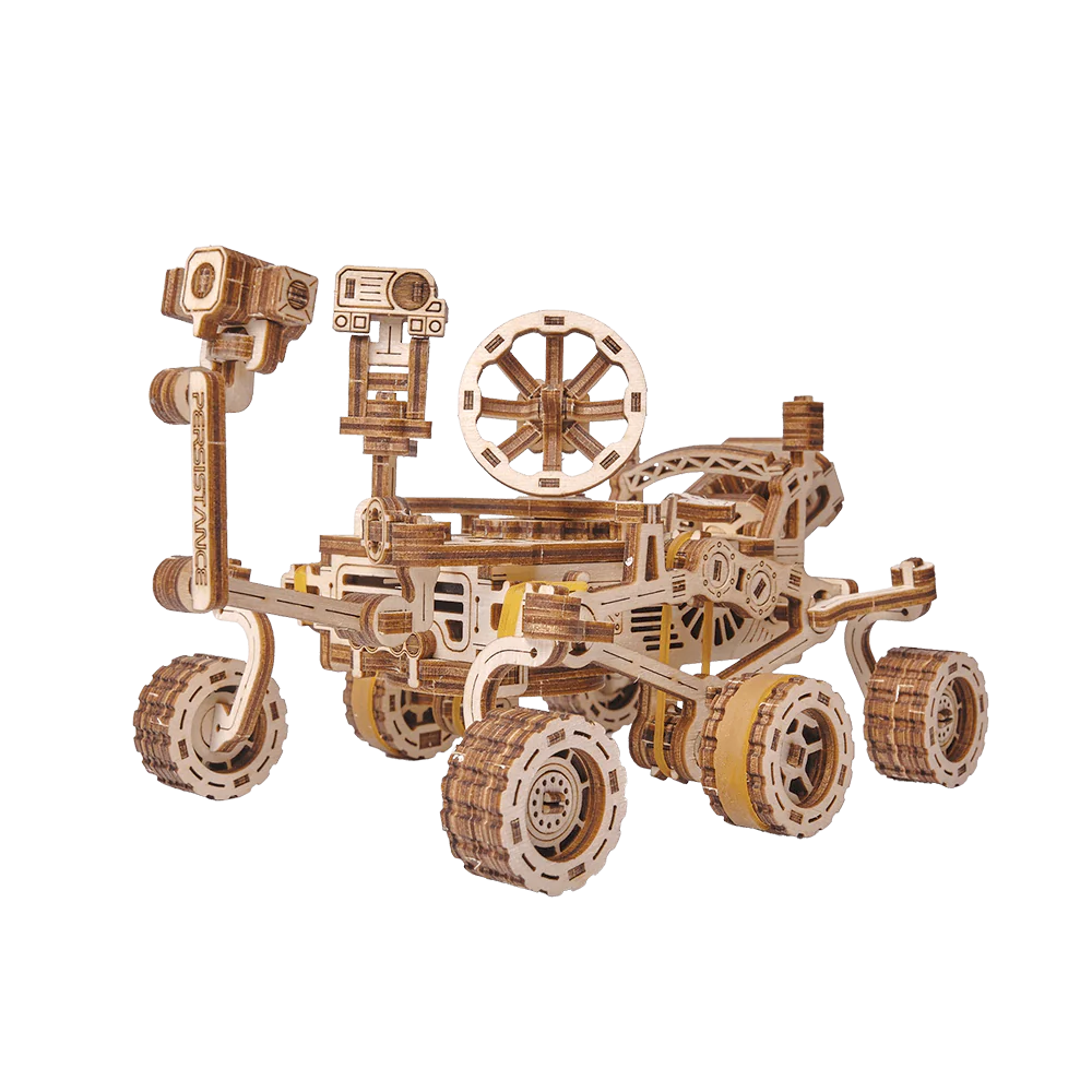 Wood Trick  "Marťanské vozítko" - 3D dřevěné mechanické puzzle 