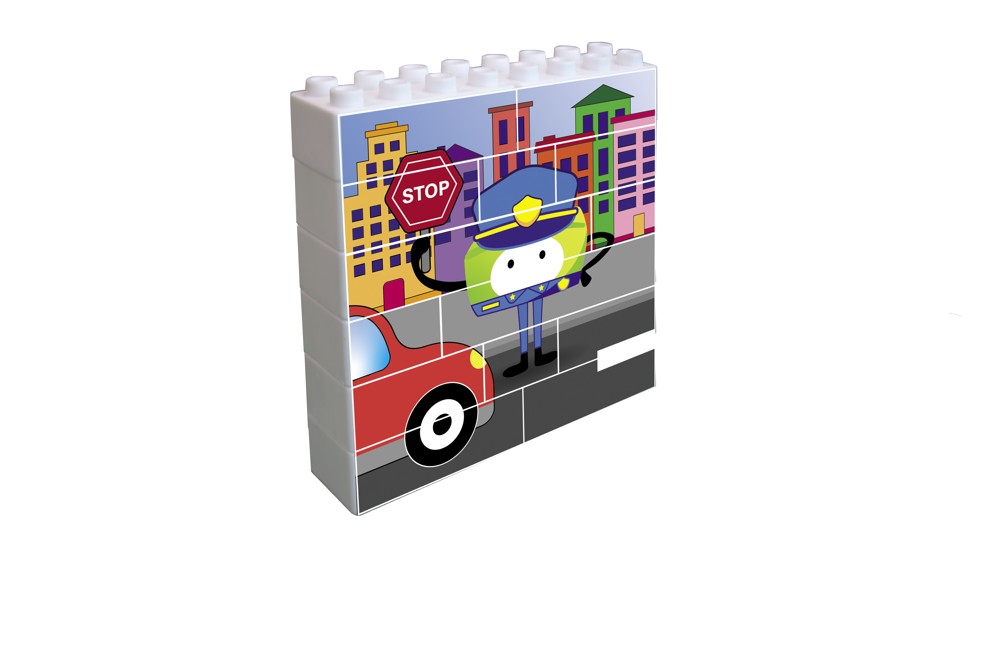 Policista - Vertikální puzzle