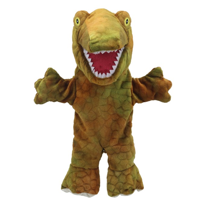 Maňásek na ruku - "chodící" maňásek - T-rex