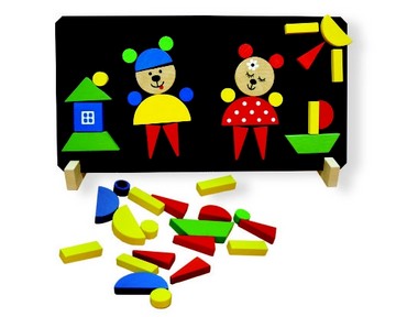 DETOA - magnetické puzzle Medvědi