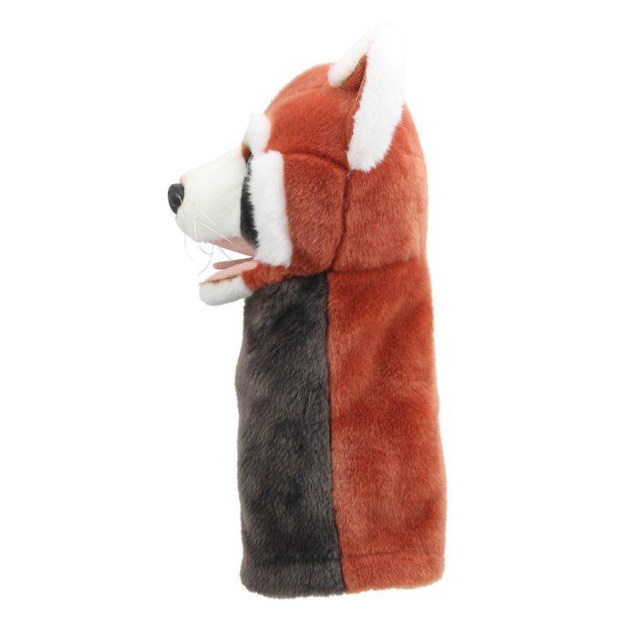 Maňásek na ruku - hlava - Panda červená