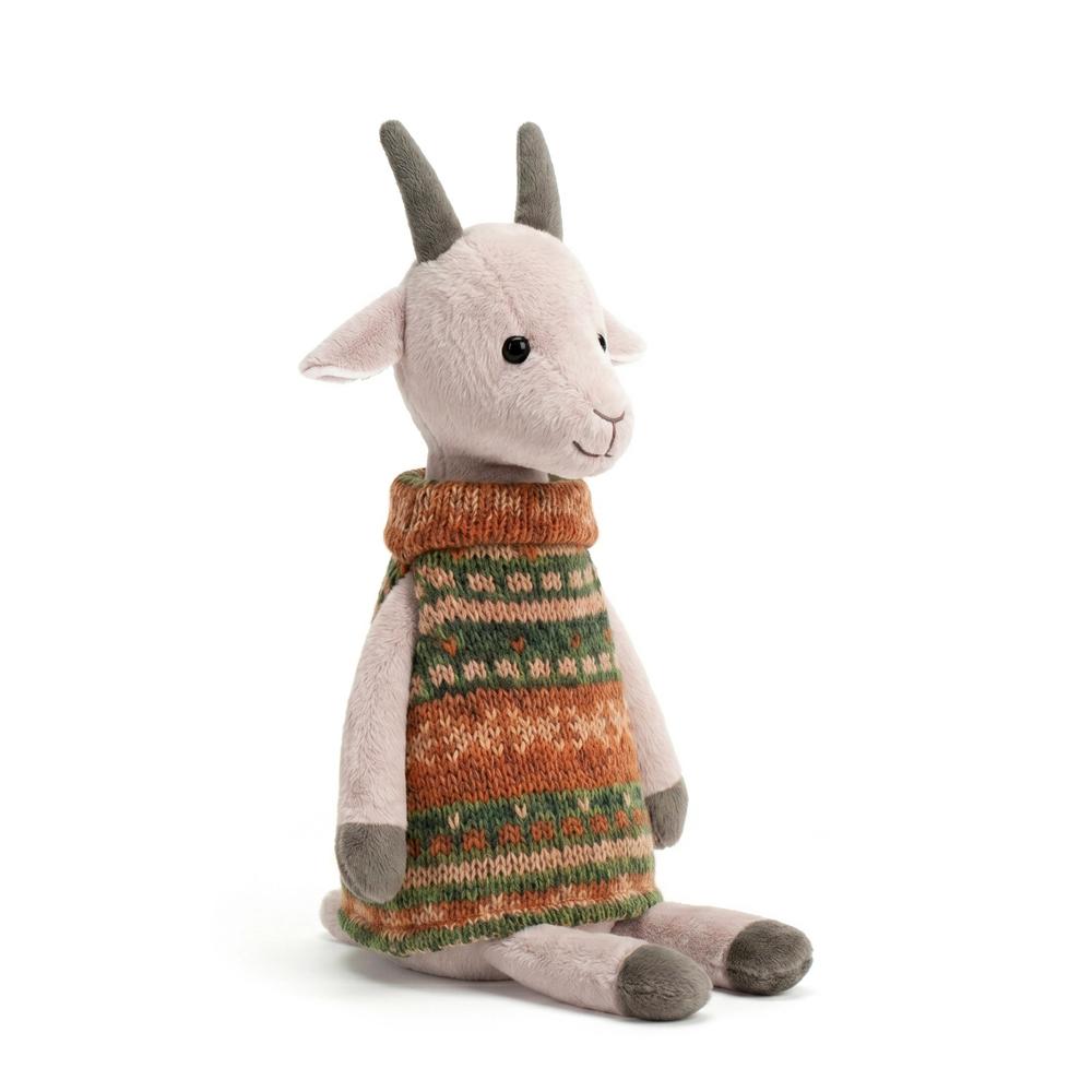 Orange Toys – plyšový kozel Jacob v pletené vestě 16 cm