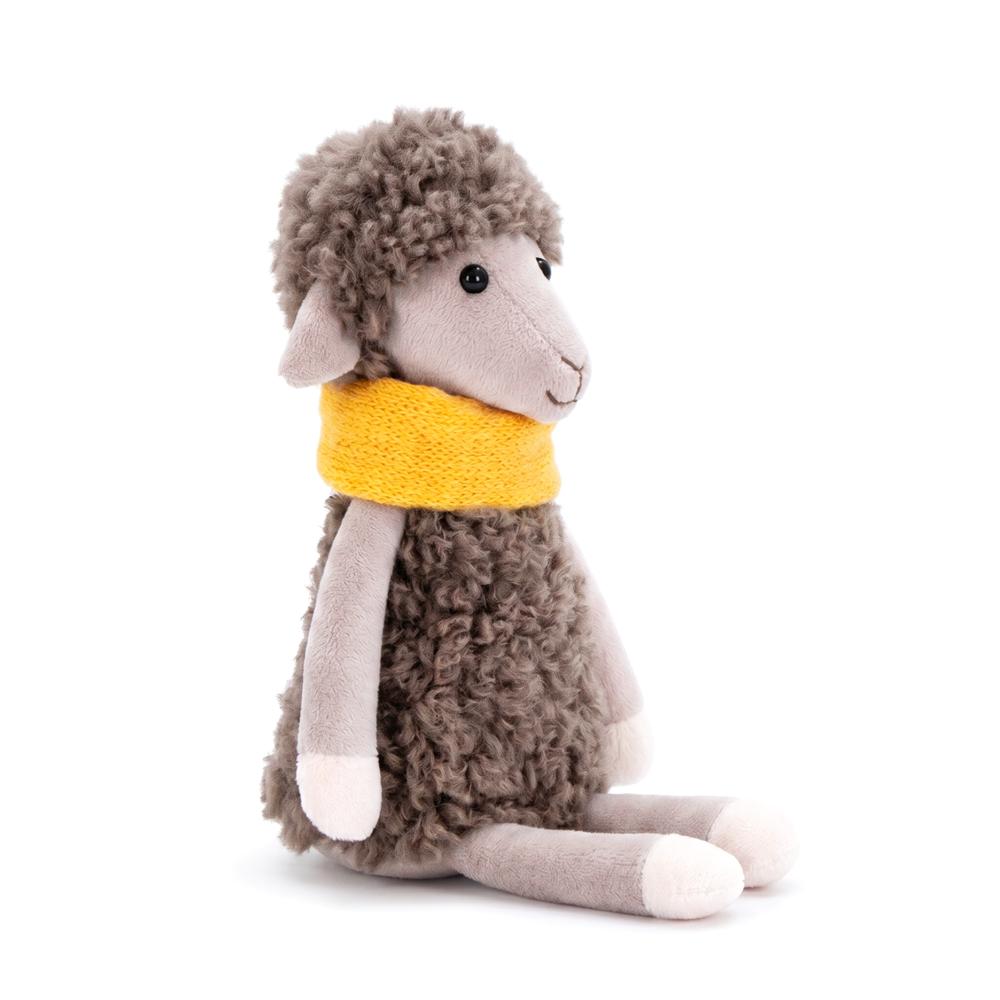 Orange Toys – plyšová ovečka Bibi se žlutou šálou 16 cm