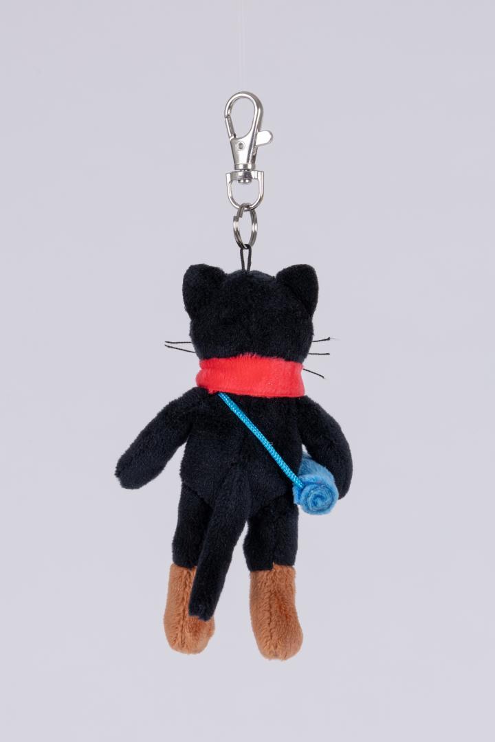 Plyšový přívěsek na karabince – kocour Mikeš 12 cm