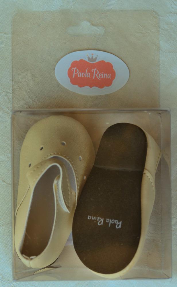 Béžové střevíčky na panenky 60 cm vysoké