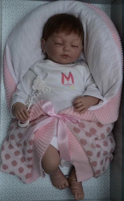 Spící reborn miminko Candela od firmy Guca ze Španělska