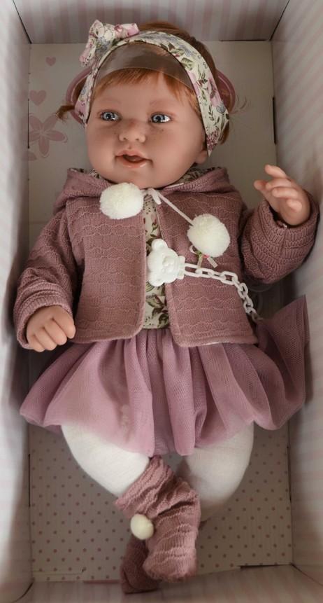 Realistické miminko Antonio Juan - holčička Pipa Paseo
