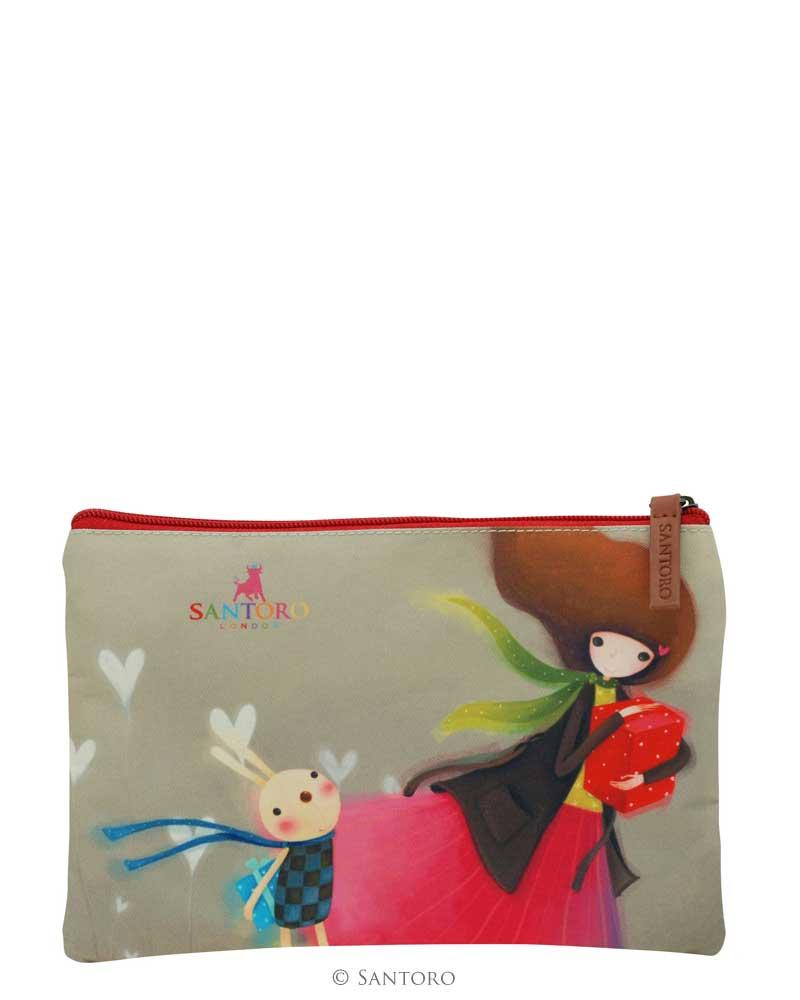 Penál se 2 zipy -  Gift of Friendship - od firmy SANTORO Kori Kumi