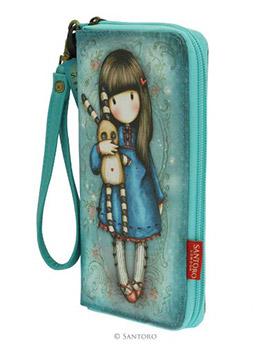 Větší peněženka na zip Hush Little Bunny od firmy SANTORO Gorjuss
