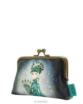 Peněženka na klip - "Miss Peacock" od firmy SANTORO London Mirabelle