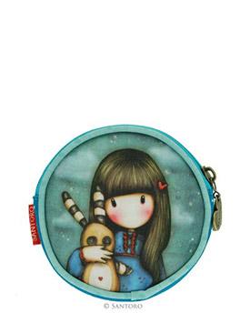Kulatá peněženka "Hush Little Bunny" od firmy SANTORO Gorjuss