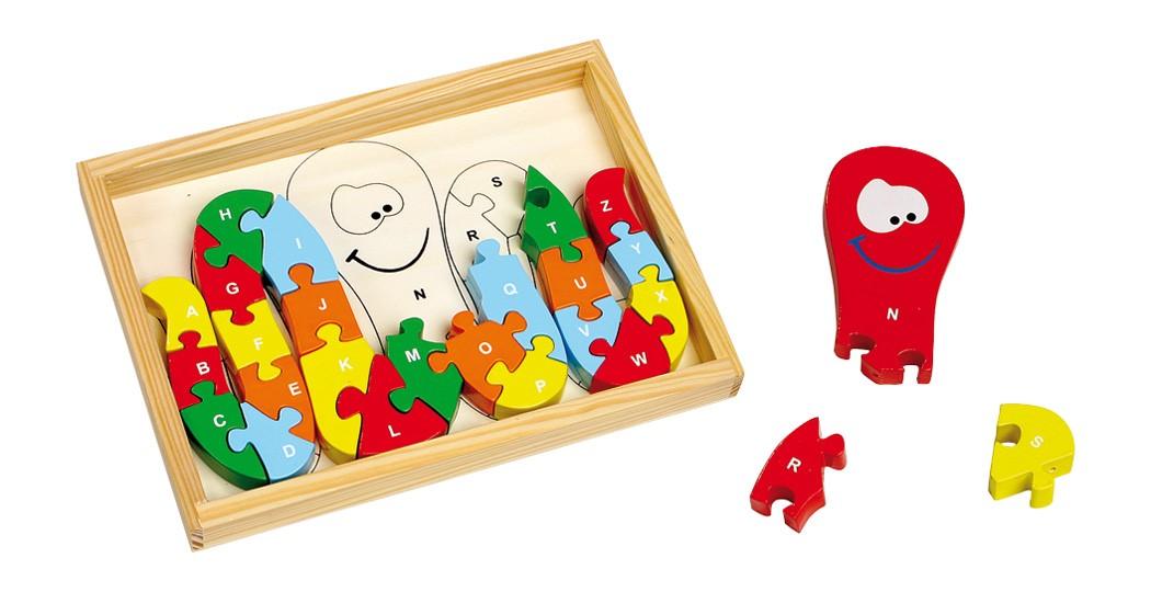 Chobotnice - puzzle abeceda