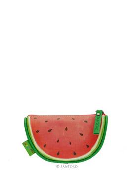 Půlkulatá kosmetická taštička - "Melon Showers" od firmy SANTORO London Kori Kumi