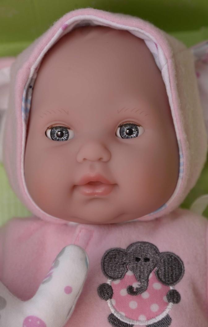 Mrkací panenka - holčička se sloníkem od firmy Berenguer