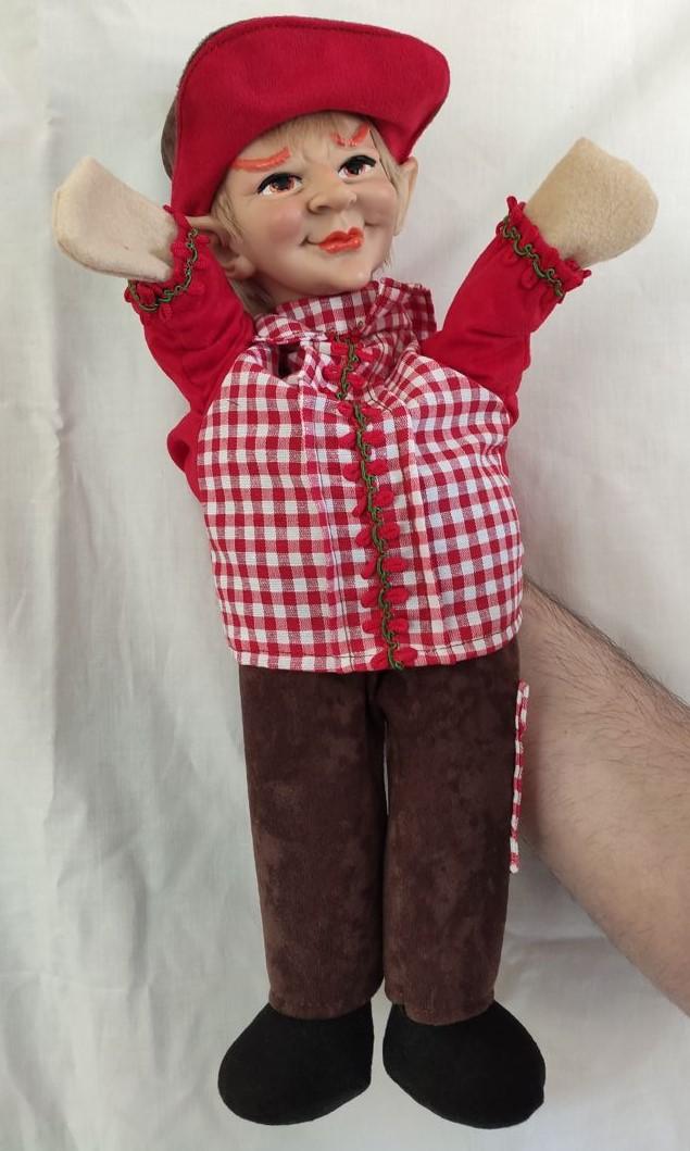 Maňásek na ruku - elf honza- 42 cm
