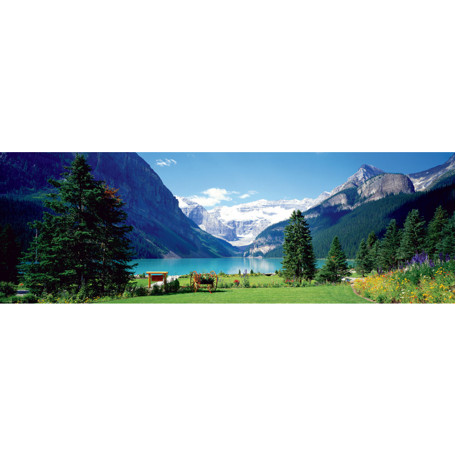 Puzzle EuroGraphics Jezero Luise, Canadien Rockies 1000
