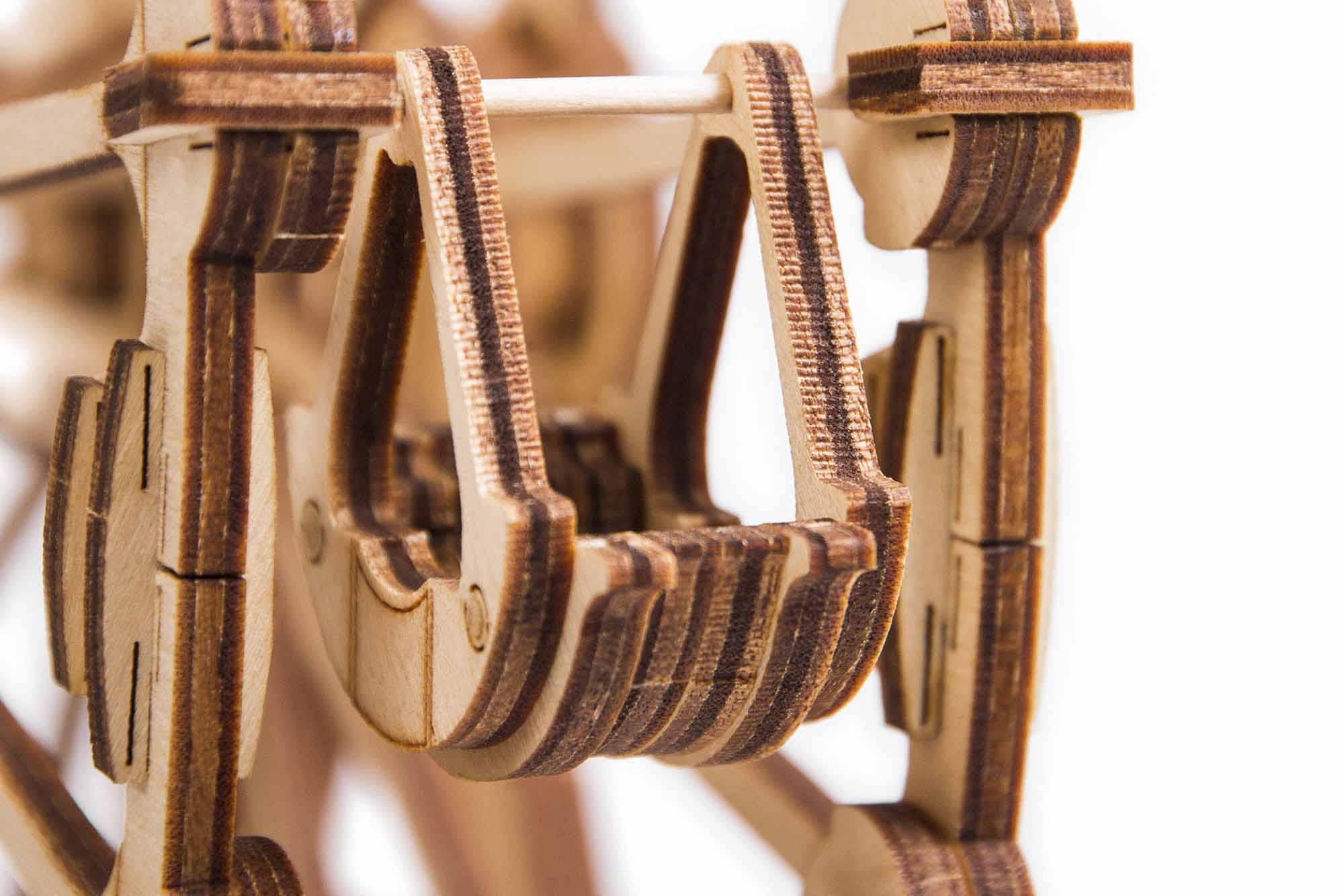 Wood Trick "Vyhlídkové kolo" - 3D dřevěné mechanické puzzle